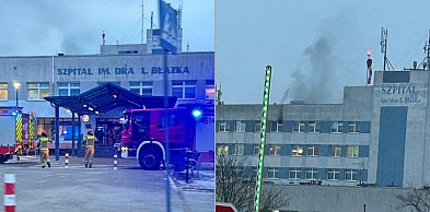 Pożar na oddziale w inowrocławskim szpitalu. Konieczna ewakuacja