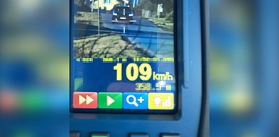 109 km/h w terenie zabudowanym. Kierowca stracił prawo jazdy
