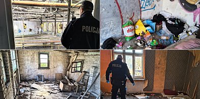 Dzielnicowi sprawdzali miejsca, gdzie mogą przebywać bezdomni