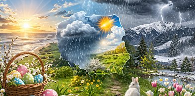 W niedzielę do 21 st. C z możliwym burzami; w lany poniedziałek