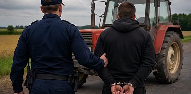 Pijany recydywista za kierownicą traktora. Trafi do więzienia