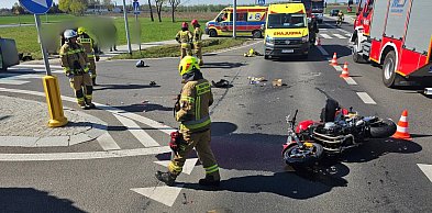 Tragiczny wypadek pod Strzelnem. Nie żyje motocyklista