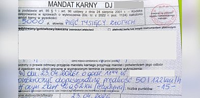 Jechał 122 km/h w terenie zabudowanym. Mandat: 5 tysięcy złotych