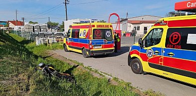 Motocykl zderzył się z SUV-em. Jedna osoba poszkodowana