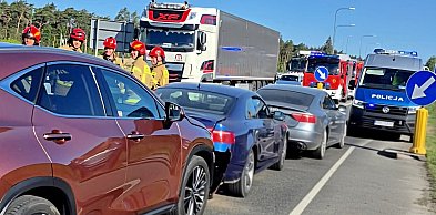 Wypadek w Brzozie. Zablokowana trasa do Bydgoszczy