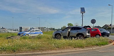 Kraksa na skrzyżowaniu Orłowskiej i Pileckiego