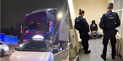 Skok na tira z burakami i szalona ucieczka przez dwa powiaty-54930