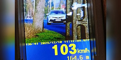 Wysoki mandat dla kierowcy toyoty za 103 km/h w terenie zabudowanym-55014
