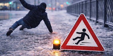 Znowu może być ślisko. Wydano ostrzeżenie!-55544