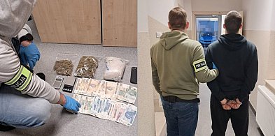 Zatrzymali 23-latka z kilogramem narkotyków. Grozi mu 10 lat więzienia
