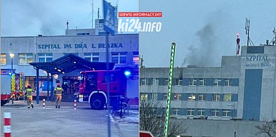 Pożar na oddziale w inowrocławskim szpitalu. Konieczna ewakuacja
