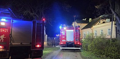 Chwila i zrobiło się groźnie. Świąteczna akcja straży pożarnej