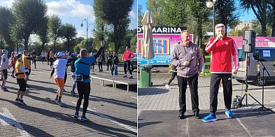 Bieg Dwóch Jezior właśnie wystartował. Uczestnicy biegną do Łojewa-52834
