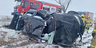 BMW dachowało pod Kruszwicą