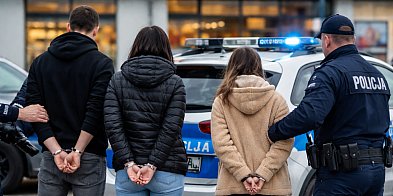 Złodziejski tercet wpadł przez monitoring