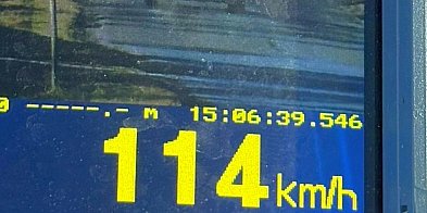 Na zabudowanym pędził 114 km/h. Kara była sroga