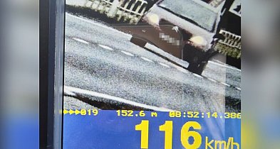 Jechała 116 km/h w terenie zabudowanym. Straciła prawo jazdy-55050