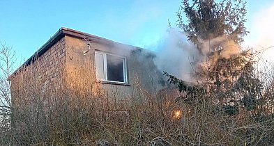 W Wigilię strażacy mieli co robić. Pożar domu niedaleko Inowrocławia-55402