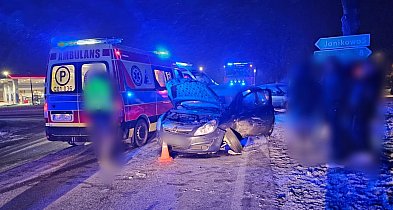 Wieczorna kraksa pod Pakością-55807