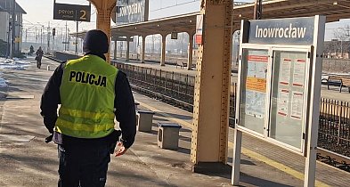 Policjanci z Inowrocławia i Gniewkowa w akcji RAILPOL