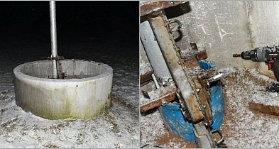 Ukradli elementy studni. Zatrzymani po dwóch dniach i po pościgu