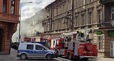 Pożar w kamienicy przy Grabskiego