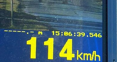 Na zabudowanym pędził 114 km/h. Kara była sroga