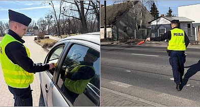 Policjanci w akcji na drogach powiatu