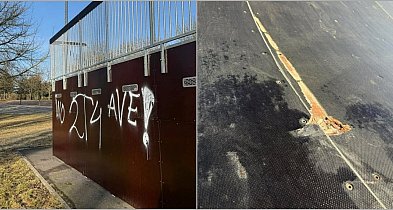 Dopiero je zmodernizowano. Urządzenie w skateparku już uszkodzone