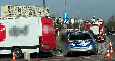 Kraksa na rąbińskim skrzyżowaniu. Są utrudnienia