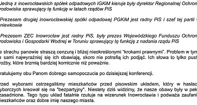 KO do prezydenta: To komiczne groźby