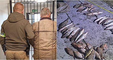 Nocna akcja nad jeziorem. Wpadł podczas połowu