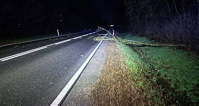 Wiatr nie odpuszcza. Strażacy interweniują w całym powiecie