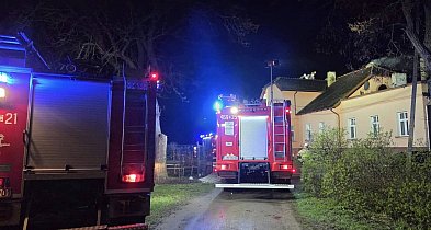 Chwila i zrobiło się groźnie. Świąteczna akcja straży pożarnej