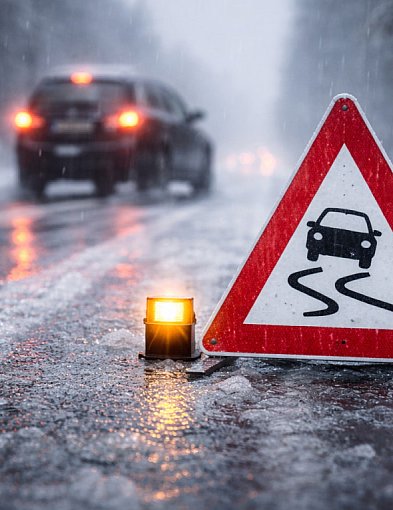 Na drogach będzie ślisko. Jest ostrzeżenie!-55458