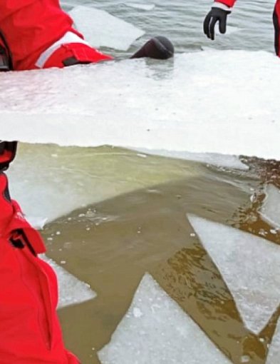 Policja i WOPR ostrzegają: Lód jest cienki!-55660