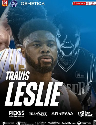 Travis Leslie zawodnikiem KSK Qemetica Noteć Inowrocław!
