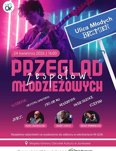 Ulica Młodych Brzmień w Janikowie. Młode zespoły przejmą scenę