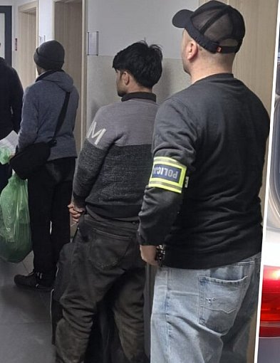 Nielegalni migranci w aucie. Zatrzymanie pod Inowrocławiem