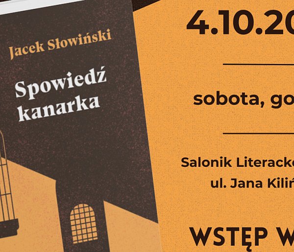 Szuka sensu i o tym pisze. Spotkanie autorskie z Jackiem Słowińskim-52510