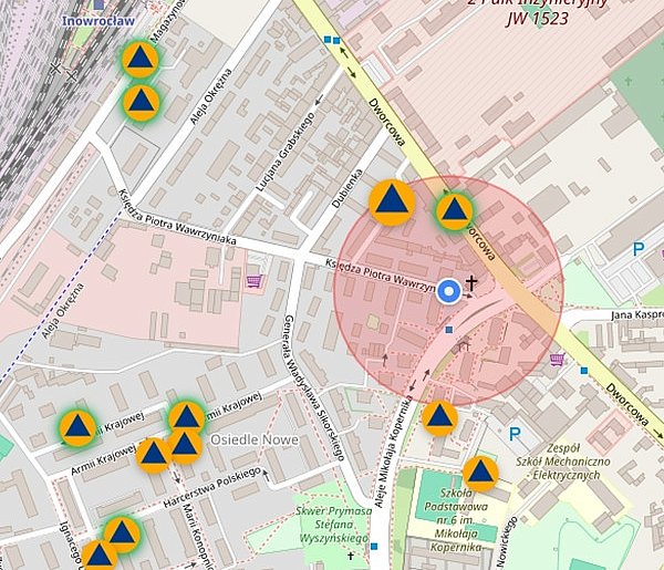 Aplikacja „Gdzie się ukryć”. Zobaczcie, jak działa w Inowrocławiu-55513