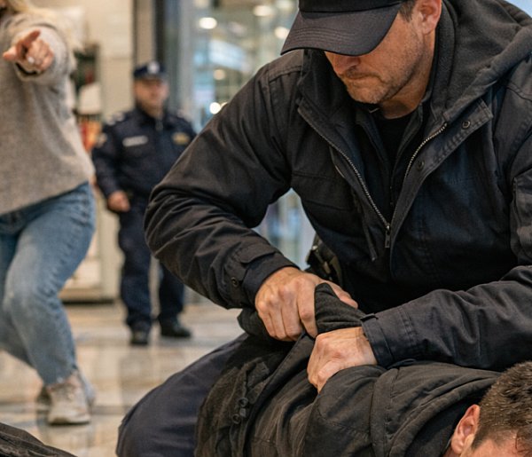 „Pomocy, złodziej!” 17-latek uciekł z perfumami. Zatrzymał go policjant po służbie