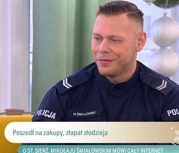 Inowrocławski policjant gościem „Dzień Dobry TVN”