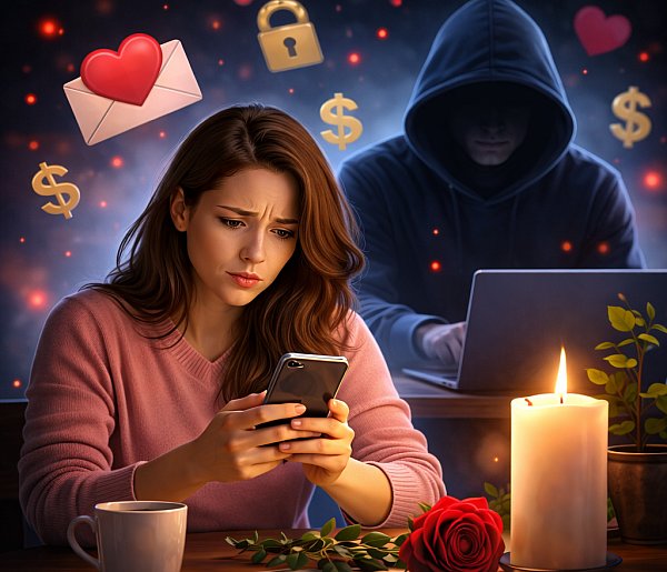 Cyberprzestępcy mogą wykorzystywać walentynki do oszustw romantycznych