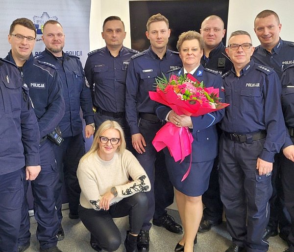 Po 35 latach służby na emeryturę odchodzi rzecznik KPP w Inowrocławiu