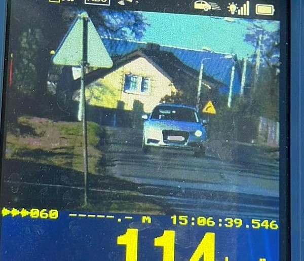 Na zabudowanym pędził 114 km/h. Kara była sroga