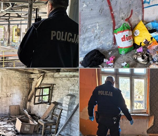 Dzielnicowi sprawdzali miejsca, gdzie mogą przebywać bezdomni