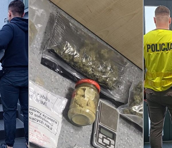 Narkotykowe wpadki w Inowrocławiu i Janikowie