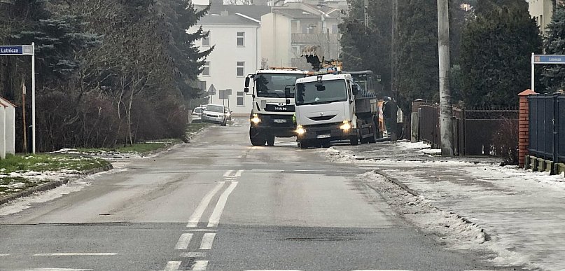 Awaria wodociągu na Szybowcowej. Woda niebawem znowu popłynie