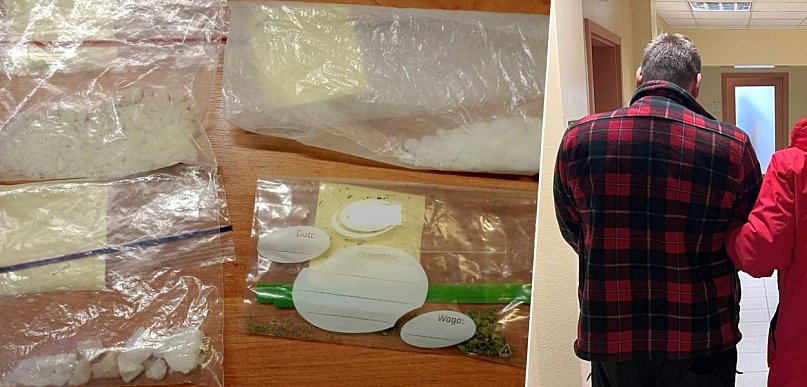 Miał narkotyki w domu. 28-latek zatrzymany przez kryminalnych